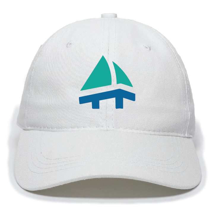 Harbor Day School - "White" Performance Embroidered Cap