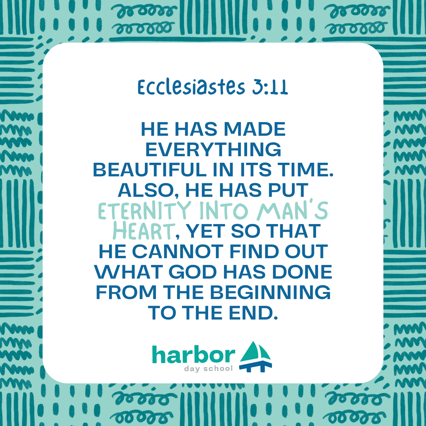 Scripture & Student Card Set with Wooden Block