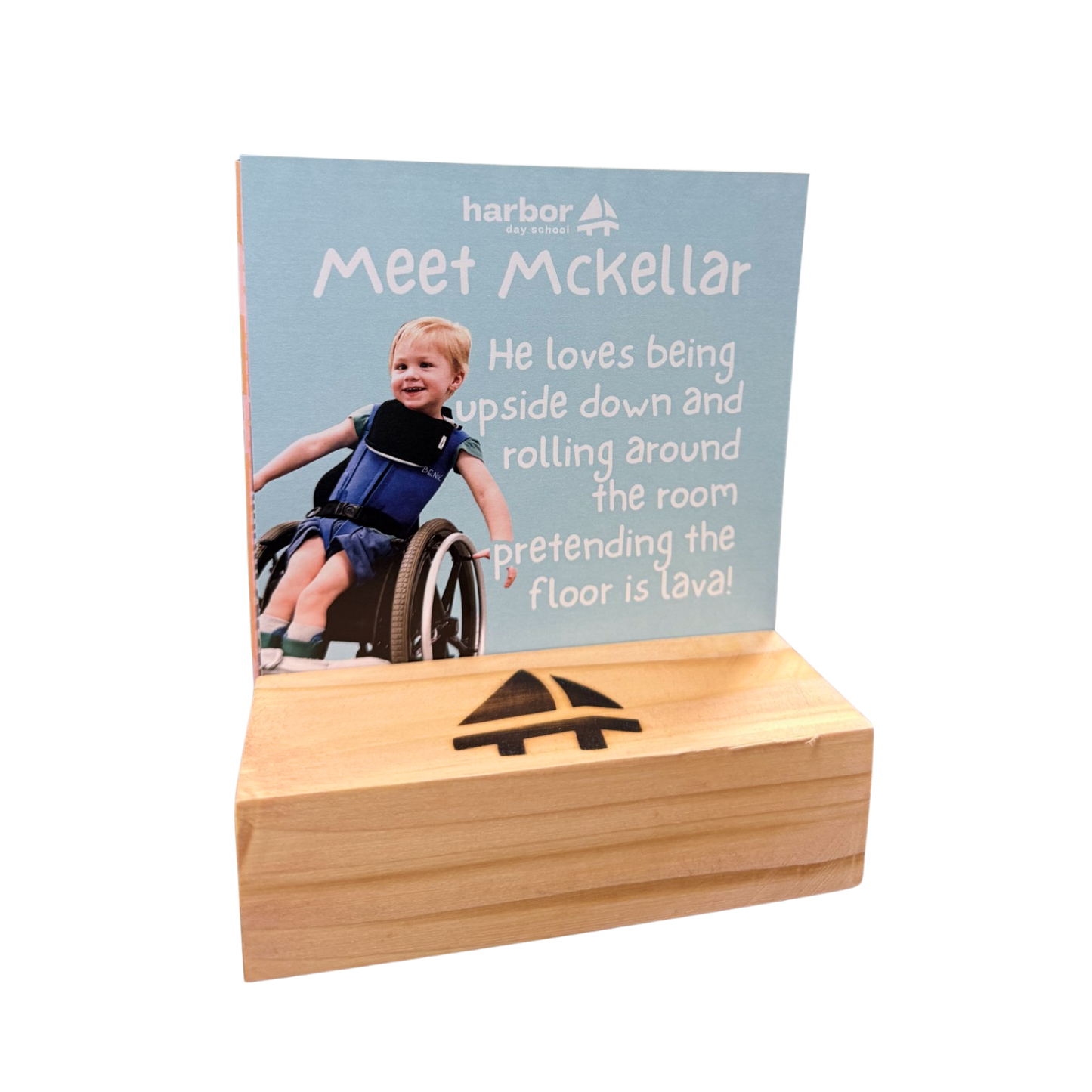 Scripture & Student Card Set with Wooden Block