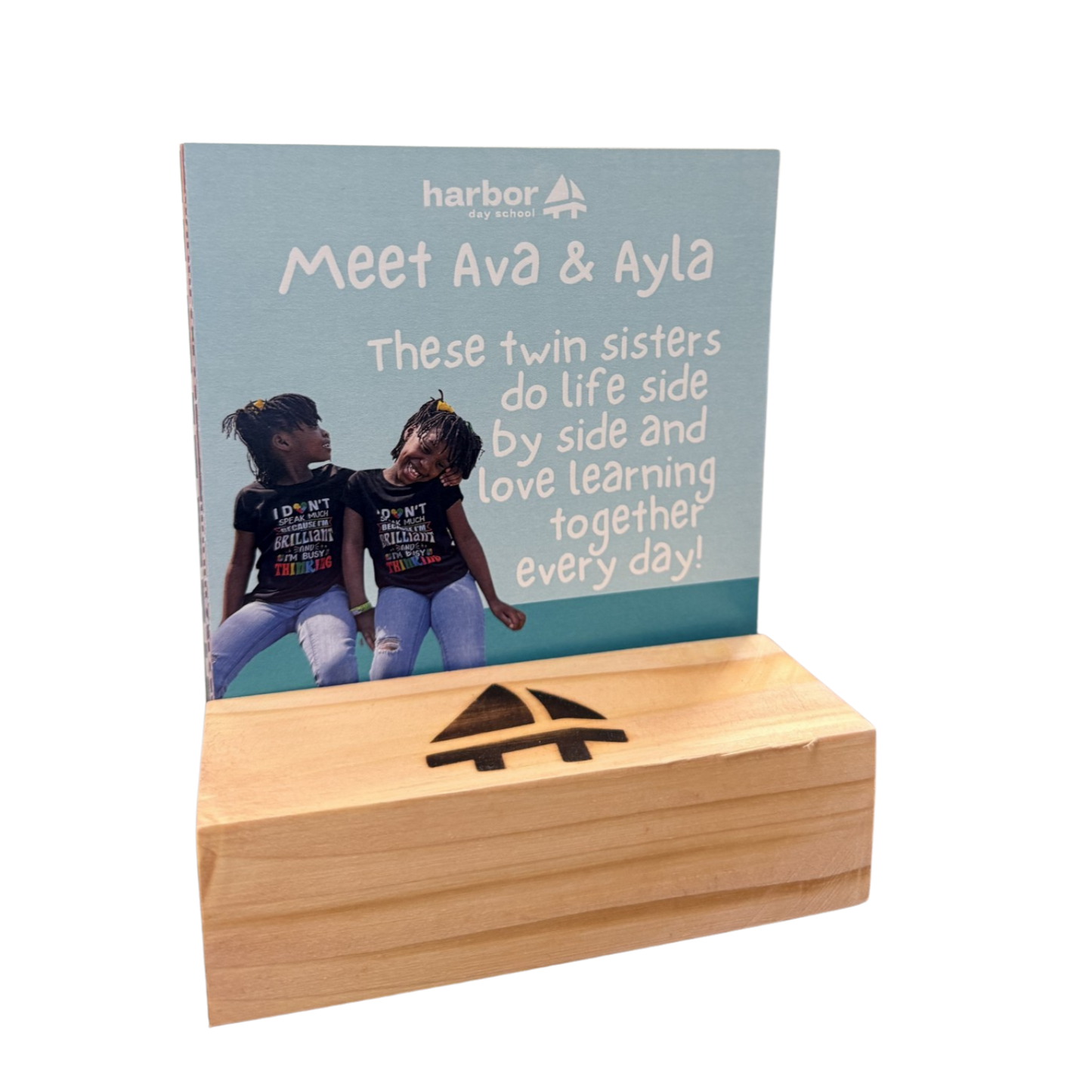Scripture & Student Card Set with Wooden Block
